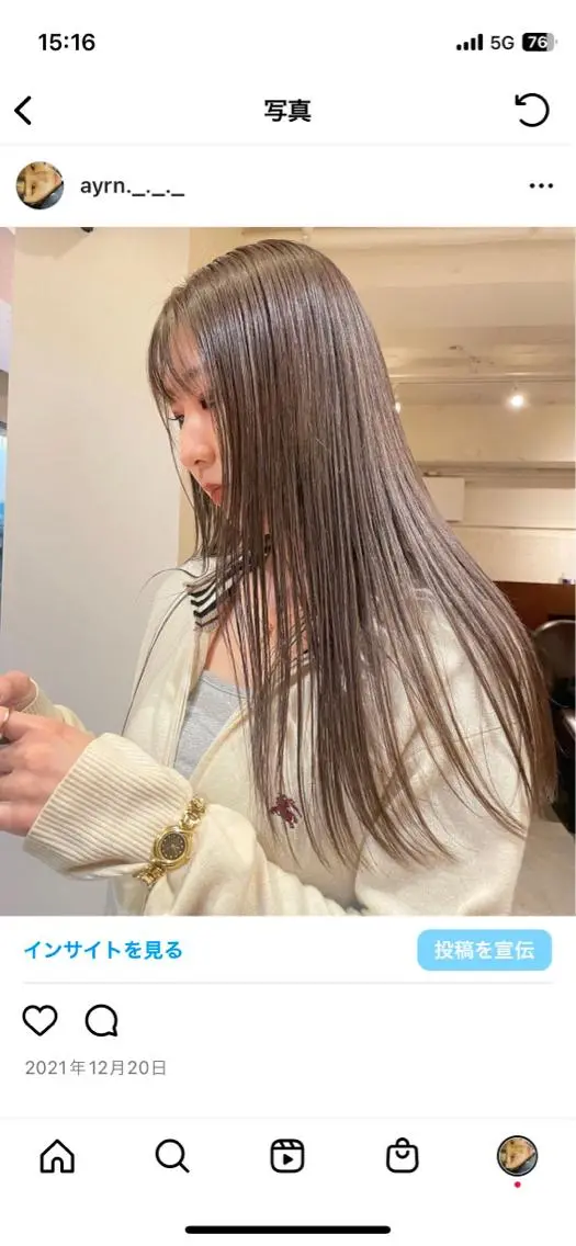 ロング カラー ブリーチ ブラウンカラー ダブルカラー ファッションに 溶け込むstyleのヘアスタイル