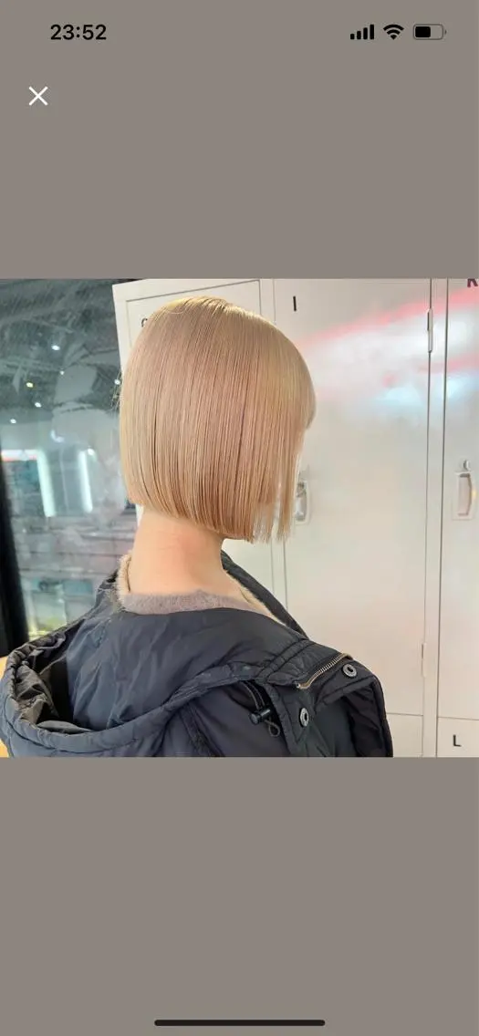 ショート カラー パーマ ヘアアレンジ メンズ キッズ ネイル マツエク・マツパ アイブロウ 🧨ブリーチー×ボブ レイヤー💎じゅえるのヘアスタイル