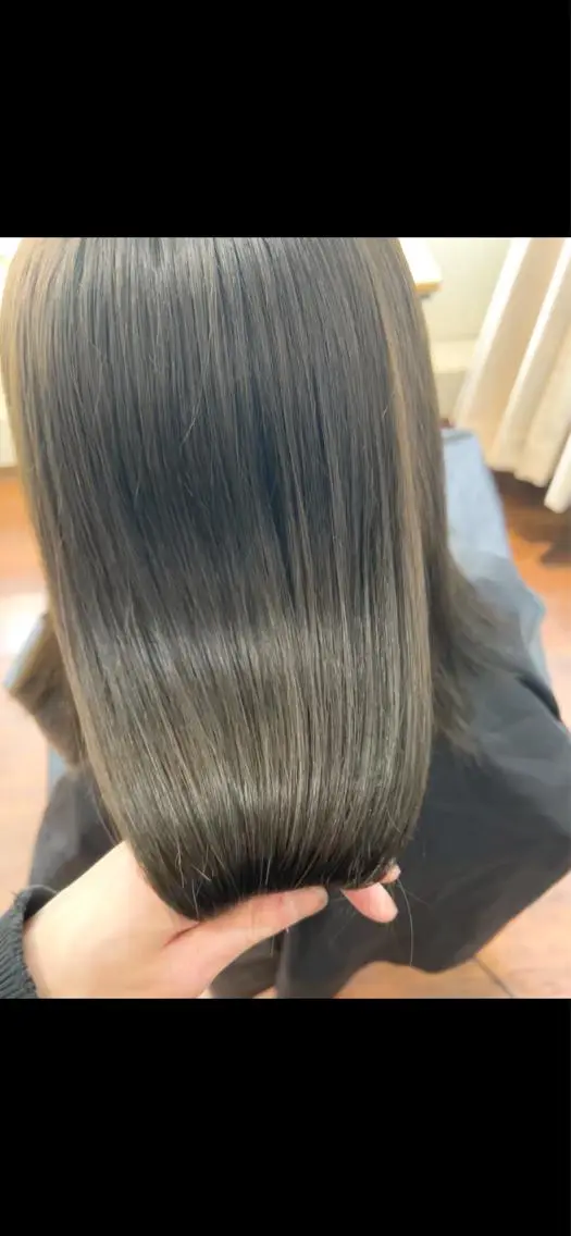 セミロング 髪質改善【縮毛矯正】 No.1りょうかのヘアスタイル