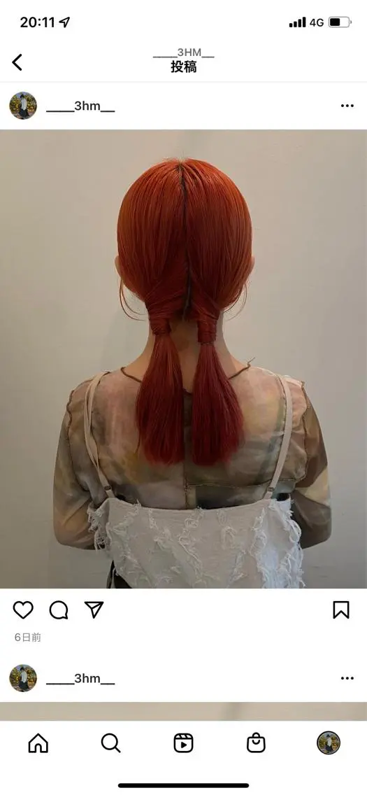 セミロング カラー ヘアアレンジ 原 瑞希のヘアスタイル
