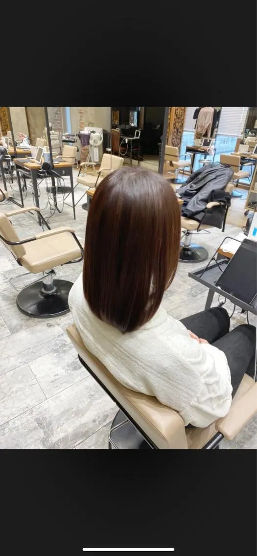 カラー 銀座/レイヤー 顔周りカット溝手優太のヘアスタイル