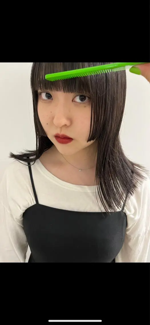 ミディアム カラー カット ヘアカラー トリートメント 似合わせレディース/ メンズ/あゆかのヘアスタイル