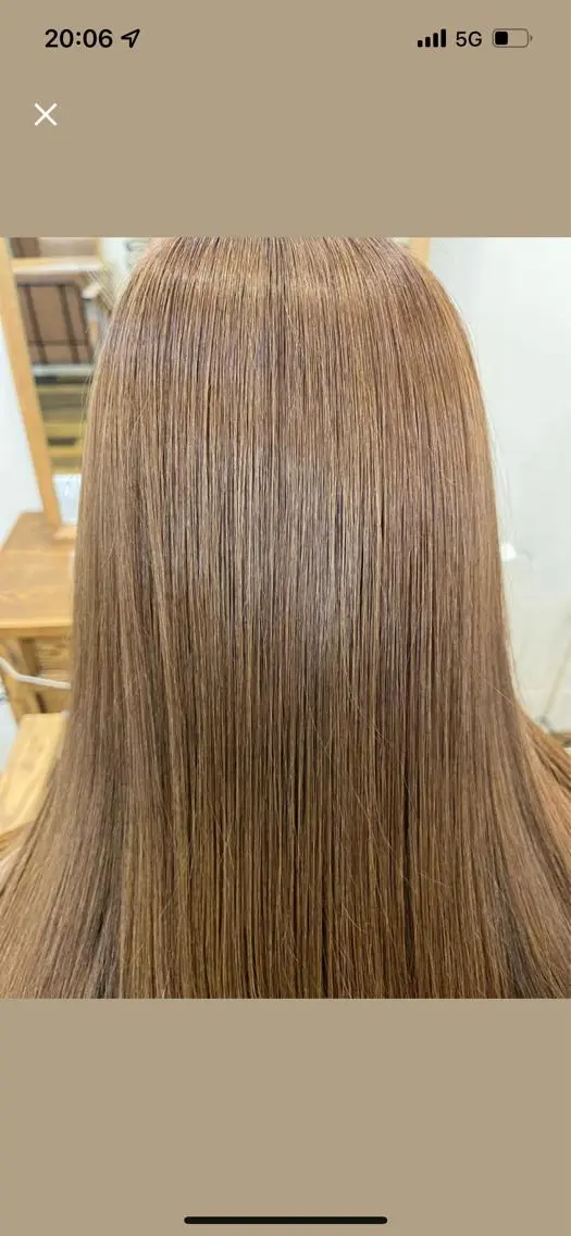 セミロング カット ヘアカラー トリートメント 髪質改善/艶カラー MISATOのヘアスタイル