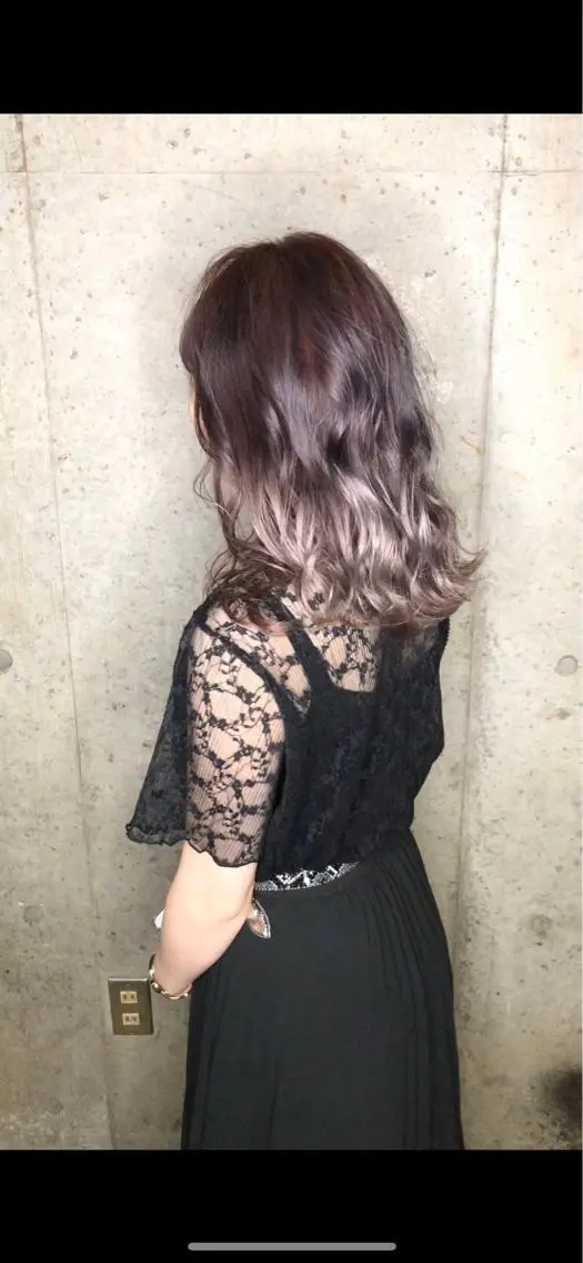 セミロング 縮毛矯正/レイヤー 💫AOI💫のヘアスタイル