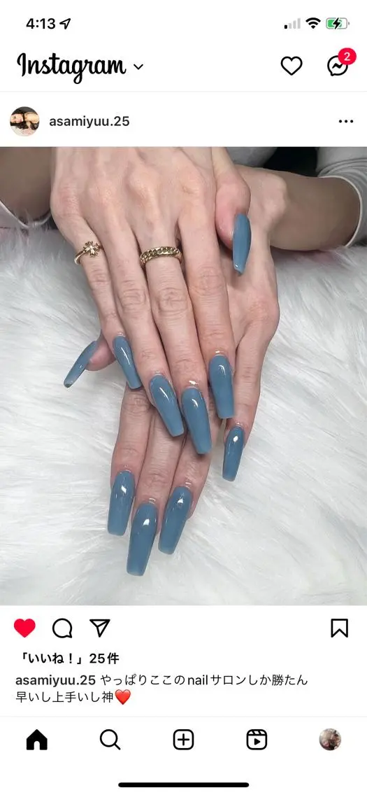 セミロング ネイル ハンドネイル 《LB》ラブリエ Nail&eyeのマツエク・マツパデザイン