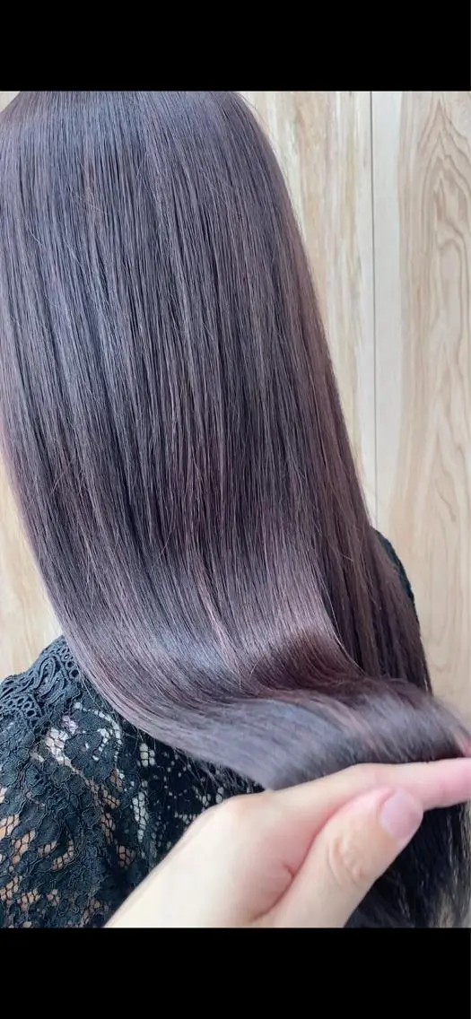 セミロング カラー ブリーチ ケアブリーチ グレージュ ラベンダーカラー ラベンダーグレージュ カット ヘアカラー トリートメント 【透明感、艶髪】西村 有司のヘアスタイル
