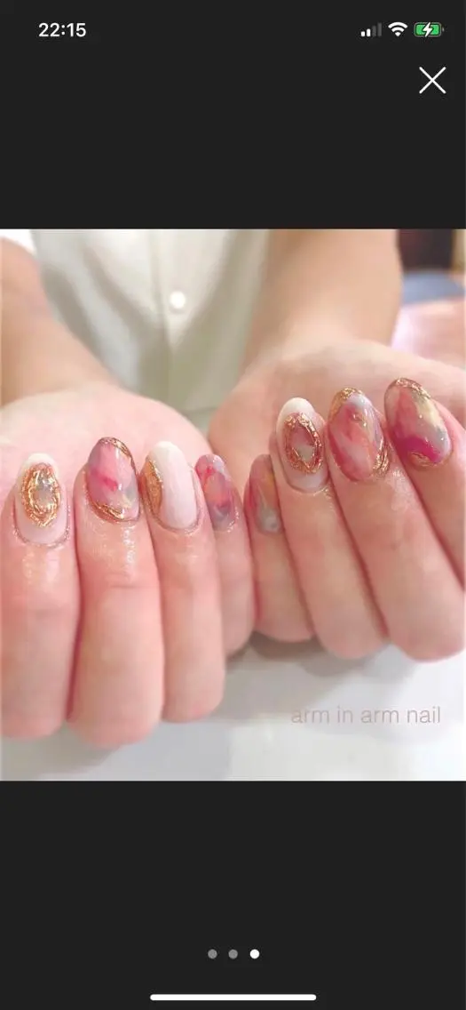 ネイル arm in arm ︎✿Yamamotoのマツエク・マツパデザイン