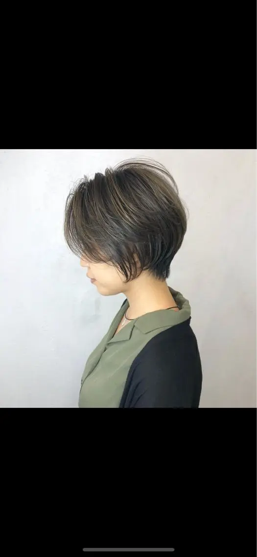 ショート カラー カット ヘアカラー ❤️ダブルカラー 髪質改善❤️SAYAのヘアスタイル