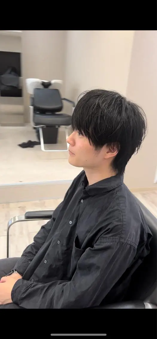 ミディアム メンズ マッシュウルフ マッシュ メンズウルフカット ウルフカット TIDEHAIR/ AYATOのヘアスタイル