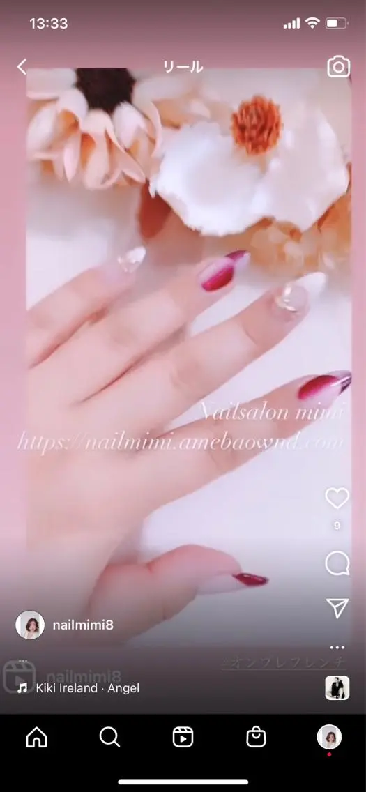 ネイル ハンドネイル Nailsalon mimiのネイルデザイン
