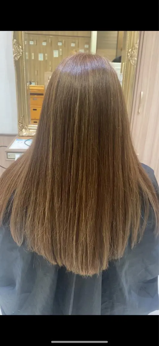 ロング カラー 古川 琴美のヘアスタイル