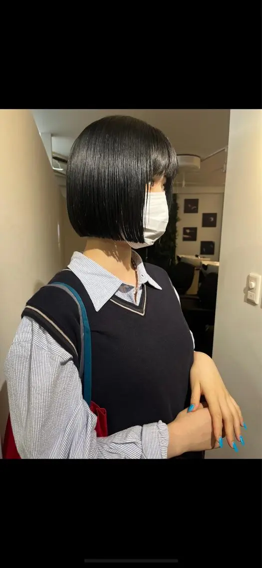 ショート カラー 切りっぱなしボブ ボブ カット トリートメント 似合わせレディース/ メンズ/あゆかのヘアスタイル