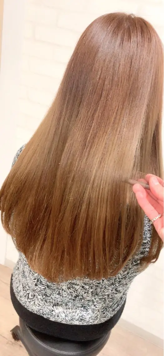 ロング トリートメント ヘッドスパ ヘアセット Selene hair OSAKAのヘアスタイル