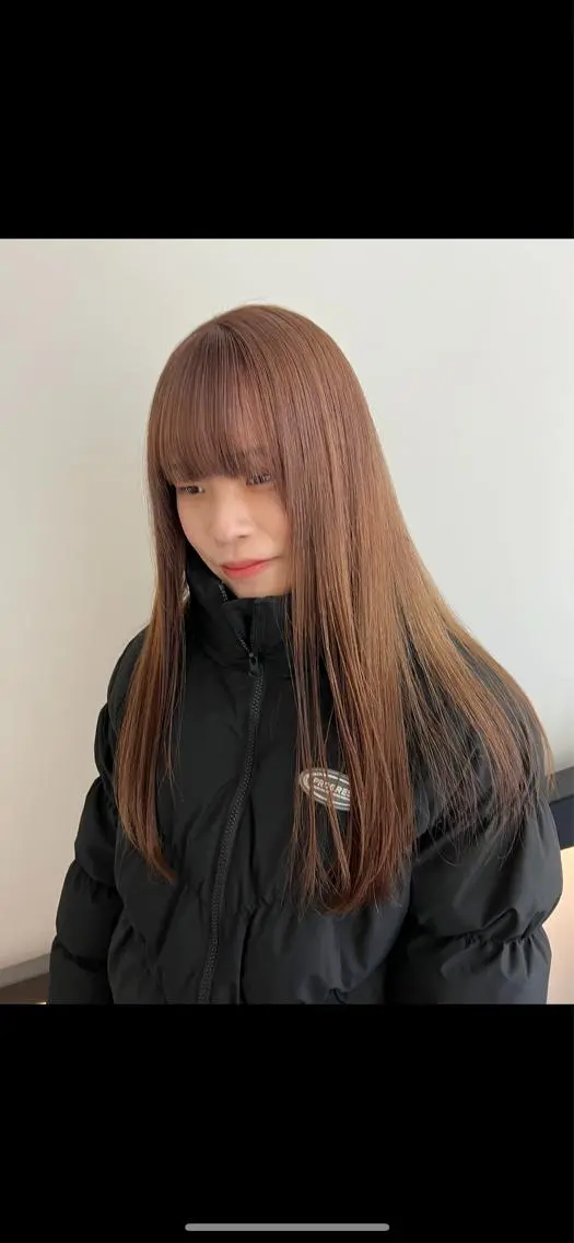 ロング カラー 顔周りカット/透明感 カラー✂️MEIのヘアスタイル