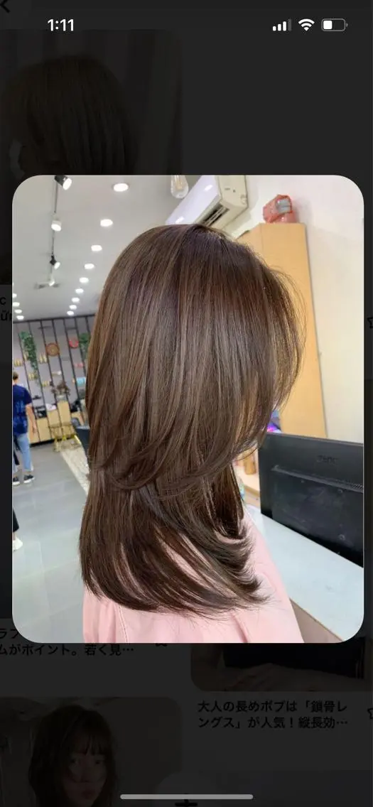 ロング カラー 韓国好き🇰🇷 美容師MIKUのヘアスタイル