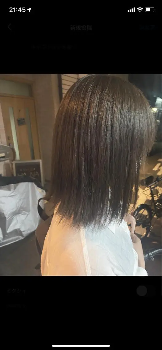 カラー アッシュ ベージュカラー ブリーチ ブリーチなしカラー くぎた とわのヘアスタイル