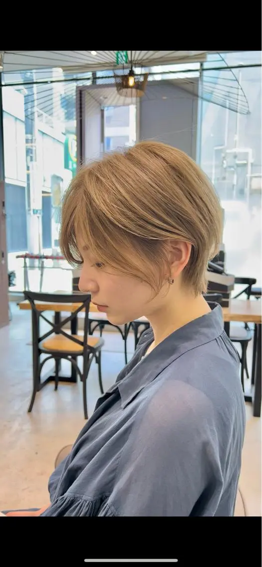 ショート カラー 似合わせカット ショートヘア 🌈銀座、ボブ ショート🌈にっしーのヘアスタイル