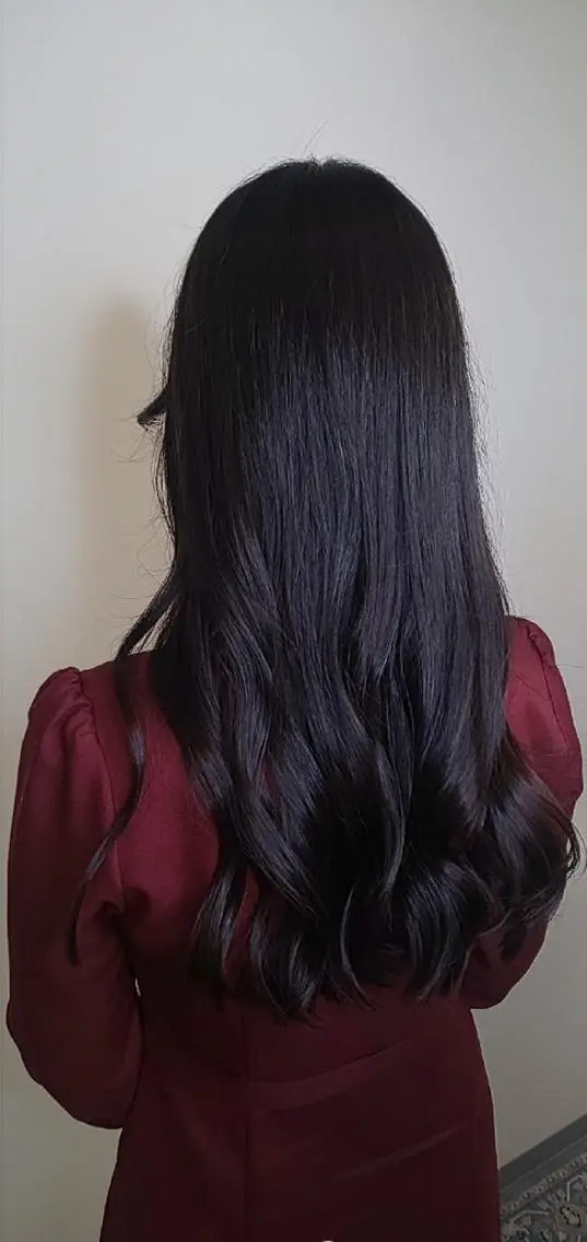 ロング ラベンダーベージュ くびれヘア 外国人風カラー ハイライト 髪質改善 カット トリートメント TOCCA HARUKA のヘアスタイル