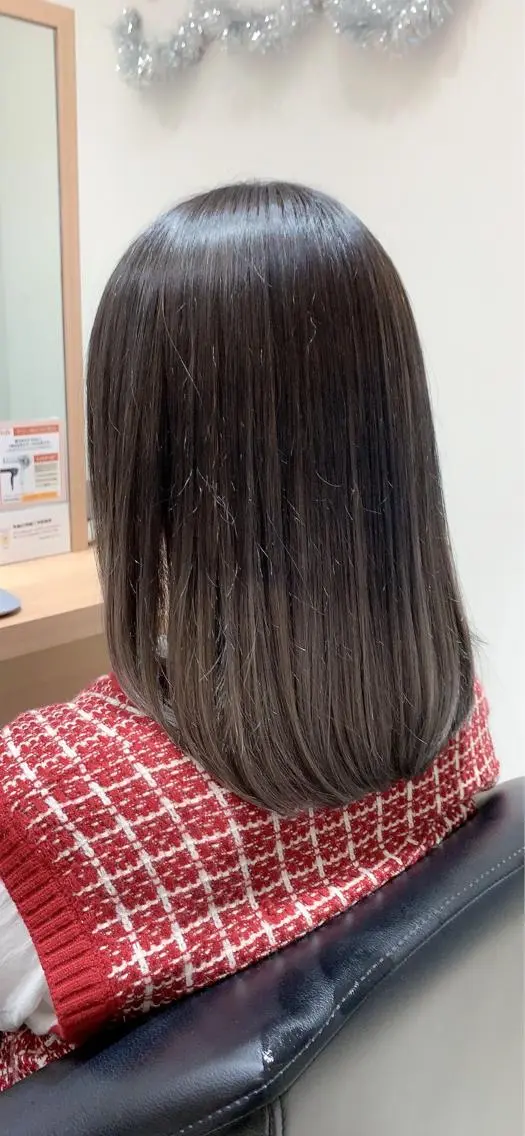 ミディアム カラー カット ヘアカラー トリートメント 🌈miu miu hair✂️💕のヘアスタイル