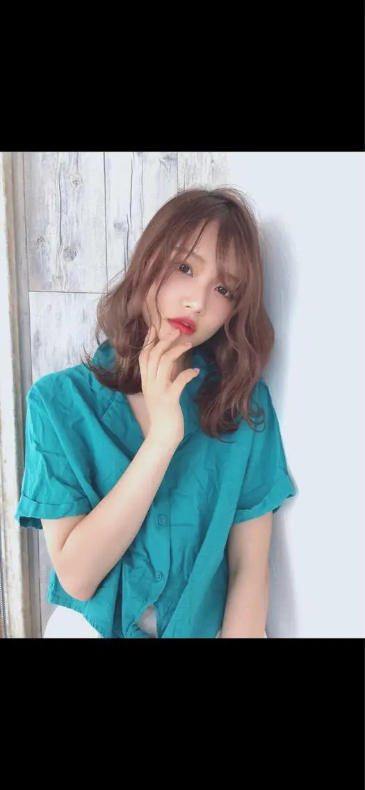 ミディアム カット ヘッドスパ 古川 遥のヘアスタイル