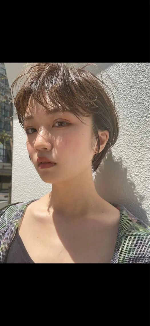 ショート カラー カット ヘアカラー トリートメント 🉐レイヤー/塩見 弘樹🉐渋谷のヘアスタイル