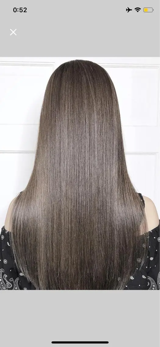セミロング カラー セミロングパーマ くせ毛 縮毛矯正 前髪顔周りカット 沼田　拓斗のヘアスタイル