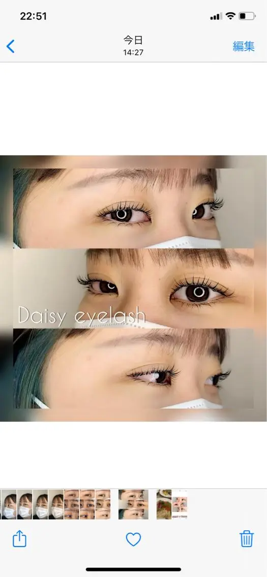 マツエク・マツパ Daisy hair eyelashのマツエク・マツパデザイン