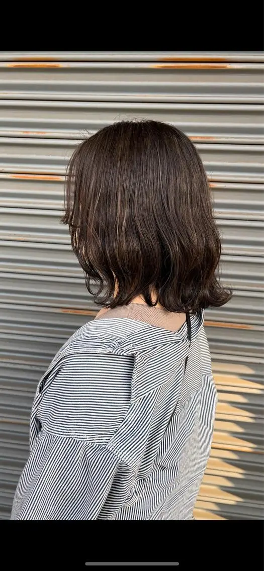 カラー ハイライトカラー ヘアカラー mickey Yuinaのヘアスタイル