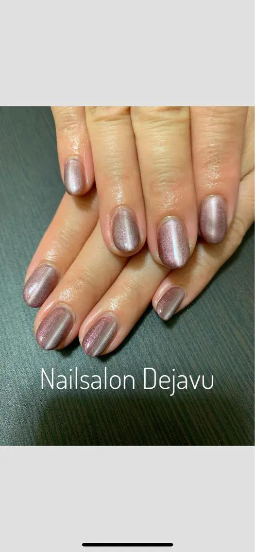ネイル マグネットネイル ワンカラーネイル ハンドネイル Nail salon Dejavu 🌿のネイルデザイン