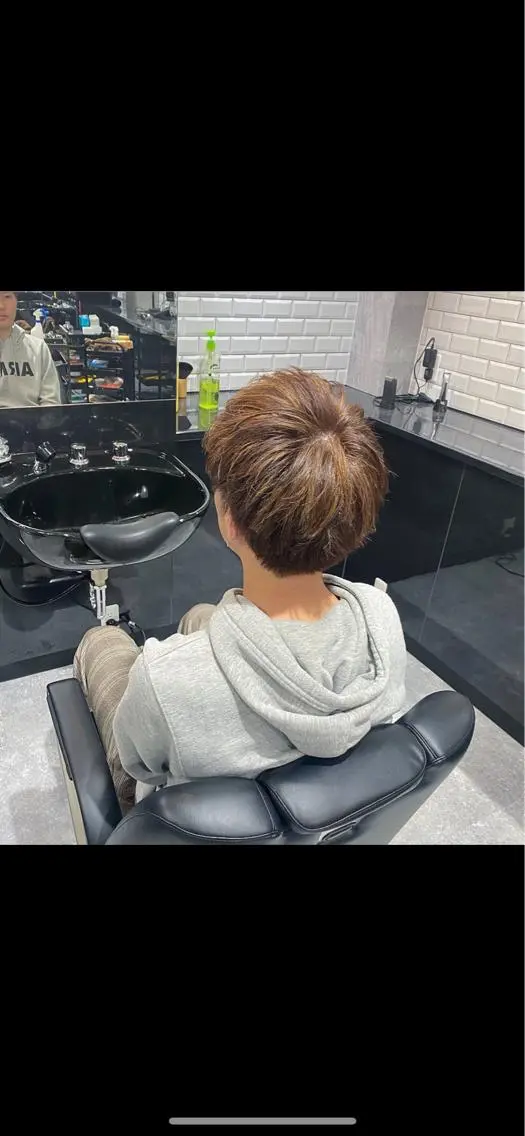 ミディアム カラー メンズ メンズハイライト マッシュ ハイライトカラー ハイライト 前田賢生 ご新規様はNGのヘアスタイル