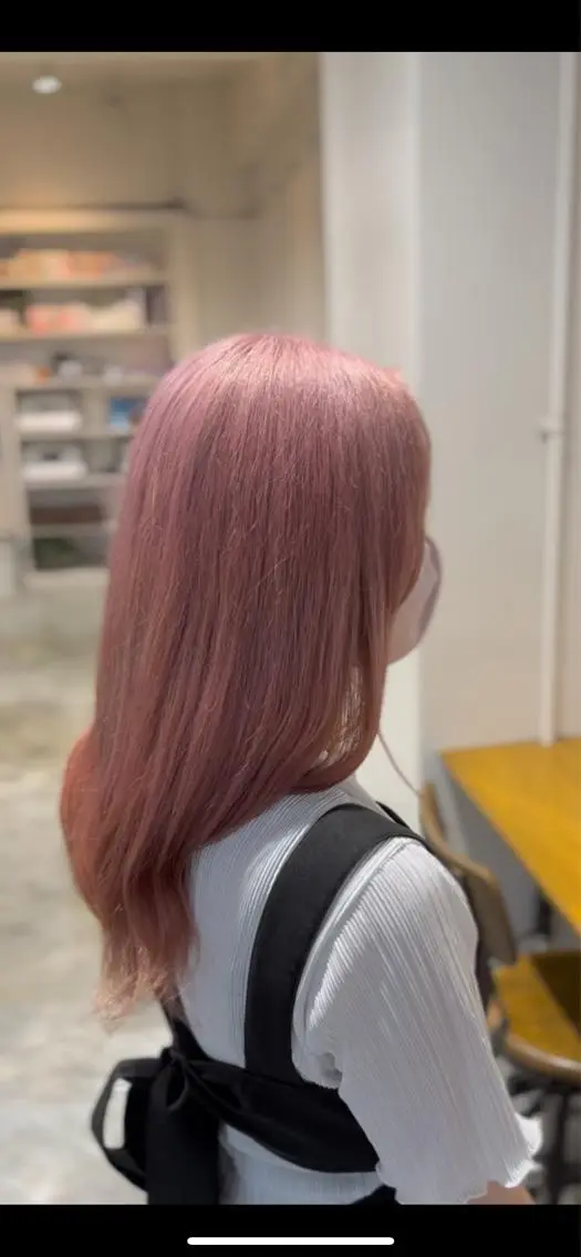 ロング カラー ヘアアレンジ 高島 凜のヘアスタイル