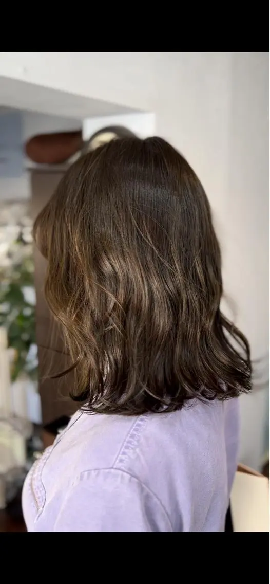 セミロング カラー 透明感カラー オリーブカラー 🌈美髪✂︎艶色🎨 頭皮改善🍀TAKUのヘアスタイル