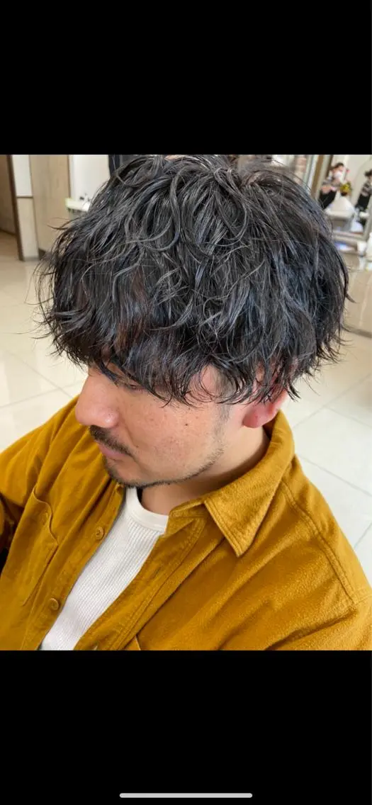 ショート パーマ メンズ カット パーマ 似合わせhair🌼 misakiのヘアスタイル