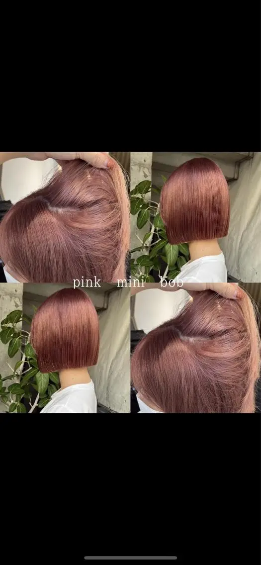 ショート カラー 切りっぱなしボブ ボブ カット ヘアカラー トリートメント 似合わせレディース/ メンズ/あゆかのヘアスタイル