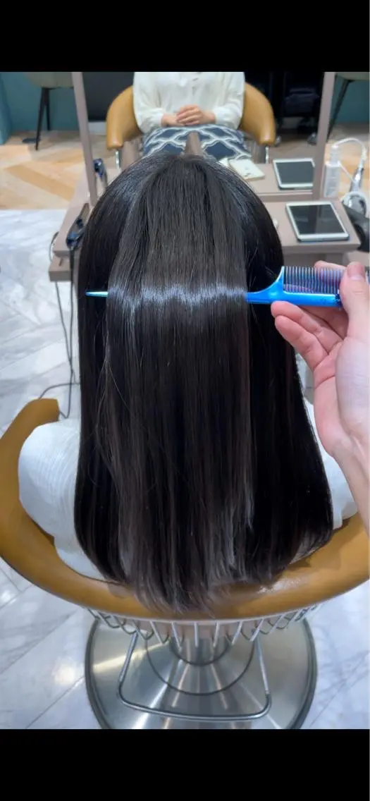 ロング トリートメント 韓国/ハッシュカット /レイヤー🧸‎千純のヘアスタイル