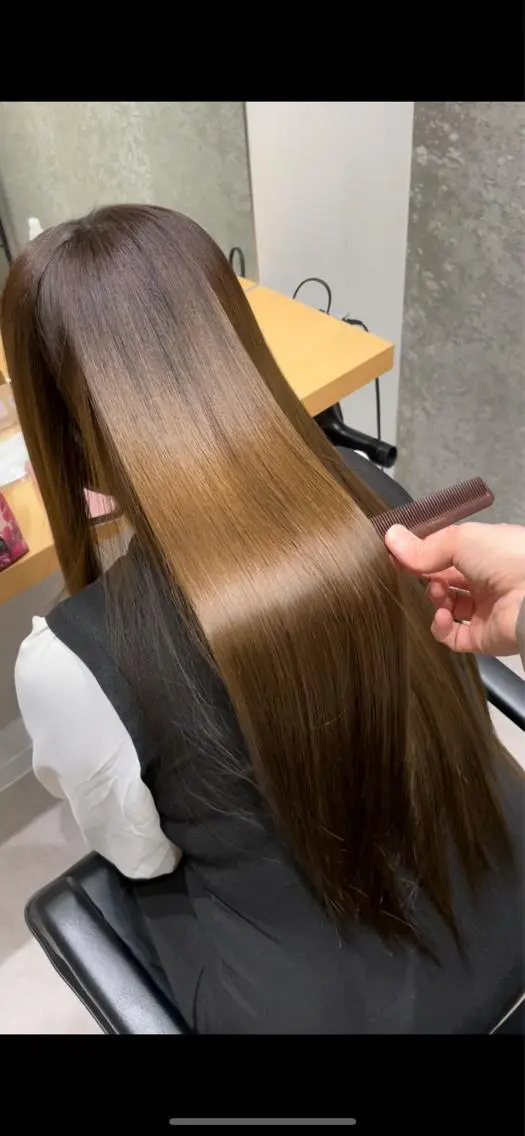 ミディアム 髪質改善 トリートメント 酸熱トリートメント 髪質改善ヘアケア 艶髪特化/上田のヘアスタイル