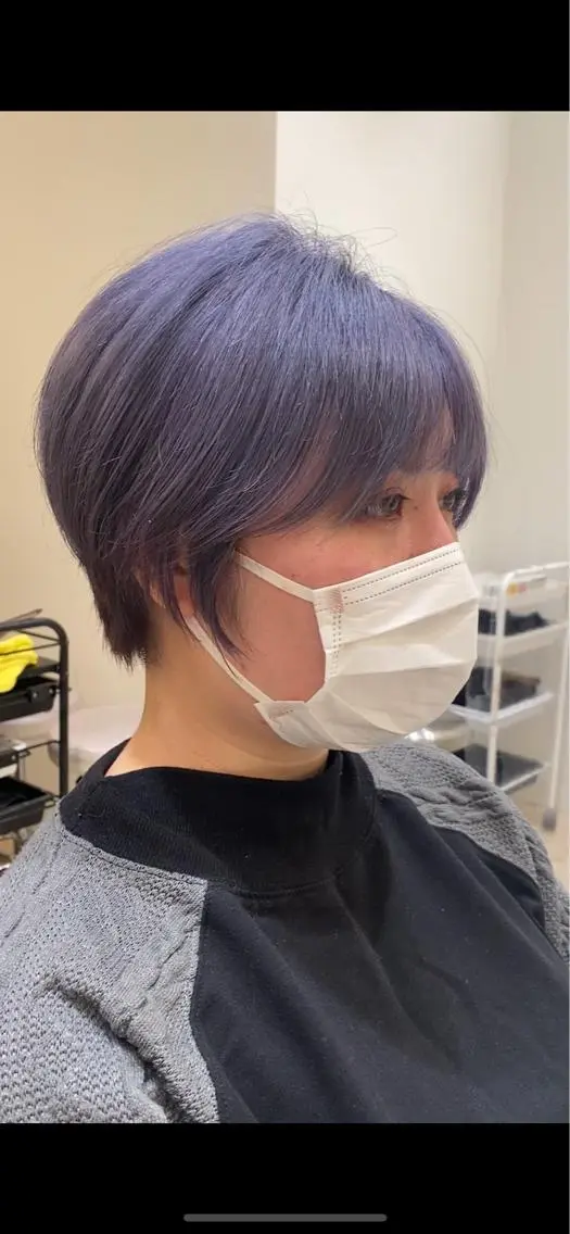 ショート カラー ヘアアレンジ 🌿レイヤー/ブリー チ/🌿‬JINのヘアスタイル