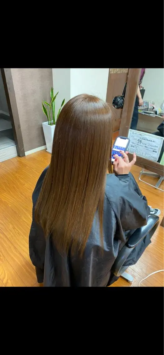ロング カラー トリートメント 森 健人のヘアスタイル