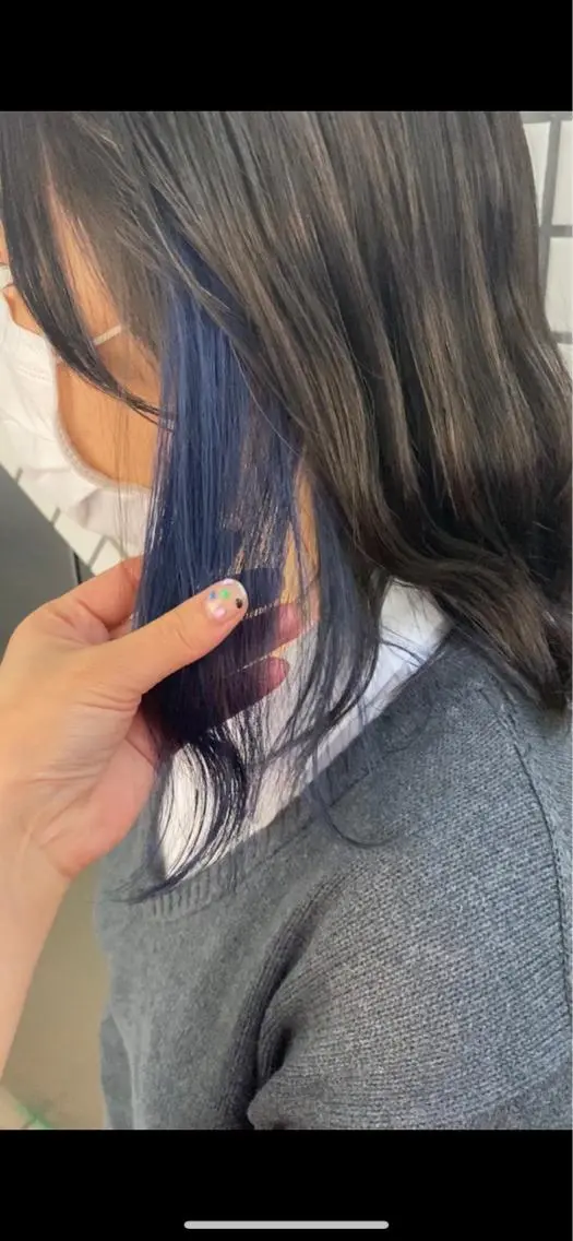 ミディアム 🐩透明感ミルクティ ーピンクニイナ🐩のヘアスタイル