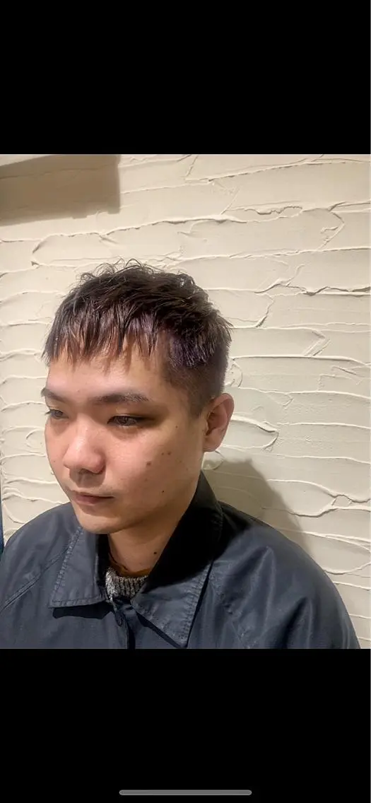 ショート カラー メンズ ヘアカラー トリートメント メンズStylist 山根慧のヘアスタイル