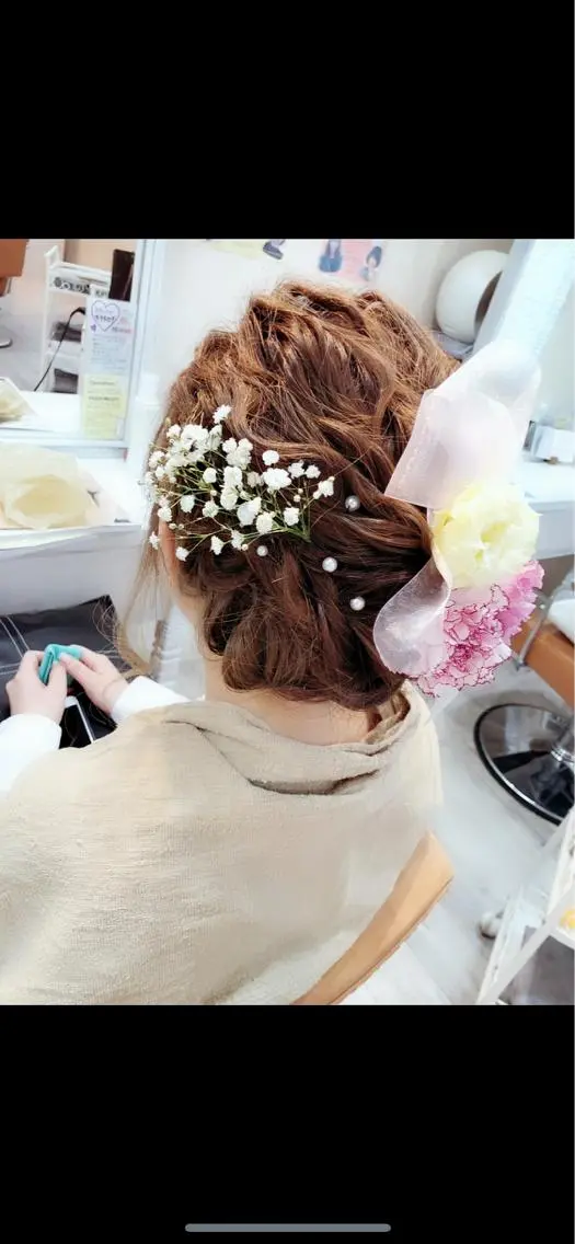ヘアアレンジ 卒業式のヘアスタイル 【AMANEQ】 yuka🦋のヘアスタイル