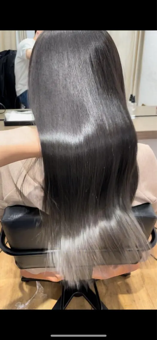 ロング 髪質改善 トリートメント SNS撮影用 髪質改善モデル募集のヘアスタイル