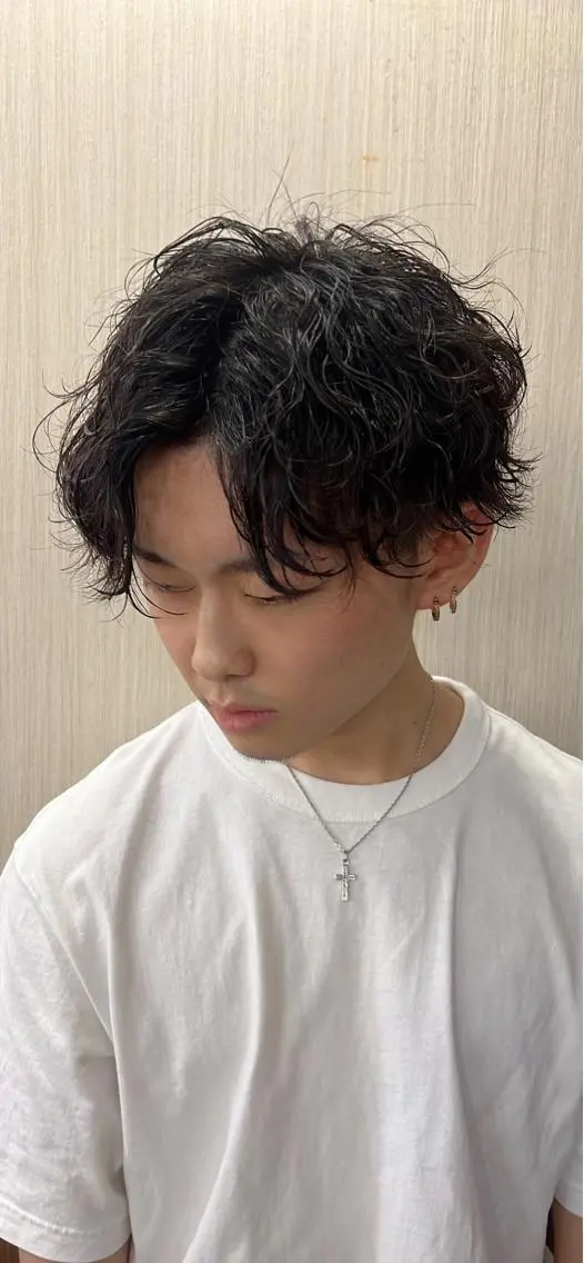 メンズ センターパート 🧸メンズ専門🧸 蛯名修人のヘアスタイル