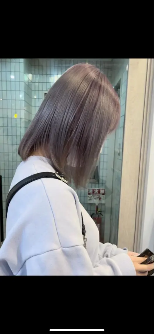 ミディアム 水原　悠吾 ELISS　ブリーチのヘアスタイル