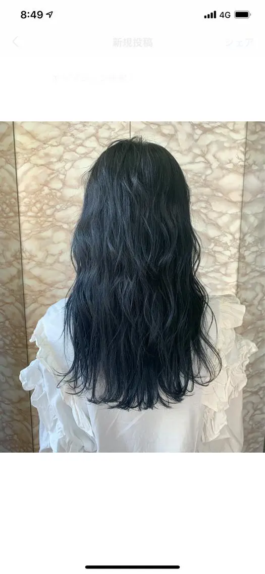 セミロング カラー 🌟小顔レイヤー× 赤み消し透明感カラーのヘアスタイル