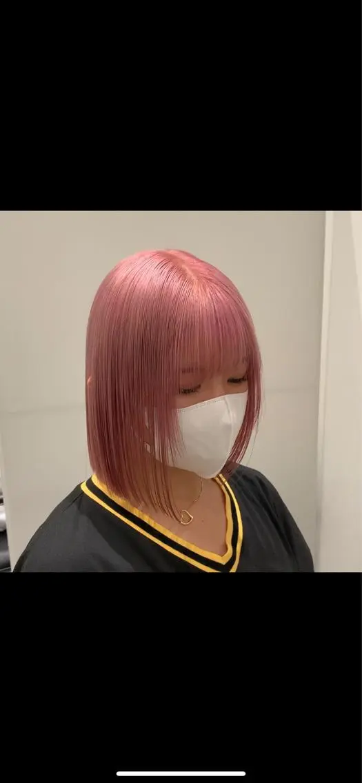 ミディアム カラー カット ヘアカラー トリートメント れい🫧 ハイトーン特化のヘアスタイル