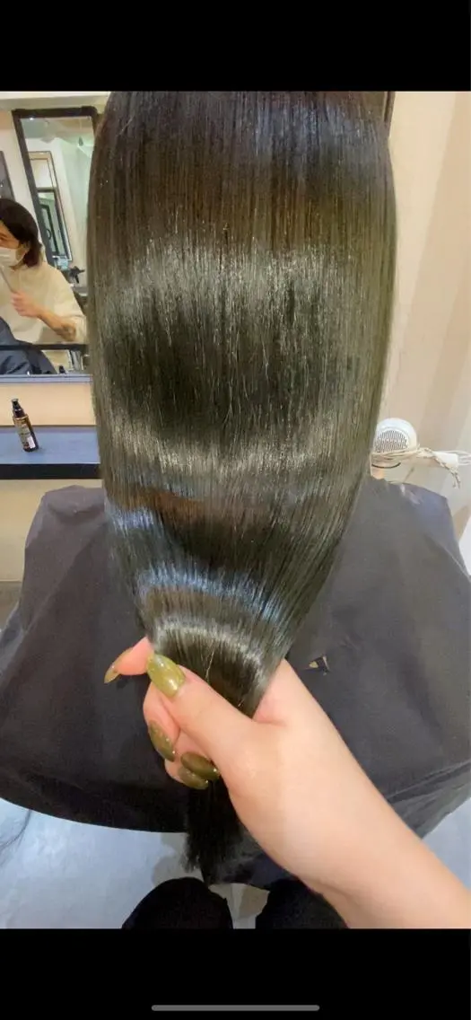 ミディアム 髪質改善 トリートメント カット ヘアカラー トリートメント 美髪✨髪質改善 &艶カラーmanaeのヘアスタイル