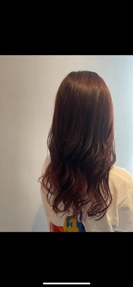 セミロング カラー グラデーションカラー ハイライトカラー ピンクカラー ハイライト カット ヘアカラー トリートメント ヘッドスパ パピヨンロゼ 髪質改善/酸性のヘアスタイル