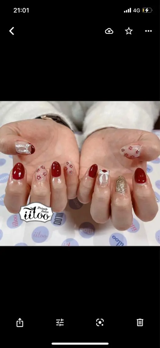 ネイル iiloo aromaworksのネイルデザイン