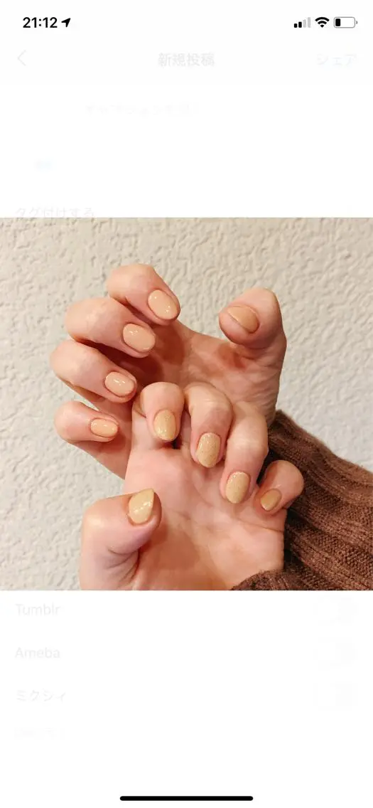 ショート カラー ネイル ハンドネイル ハンドケア naillmatic ﾈｲﾙﾏﾃｨｯｸのネイルデザイン